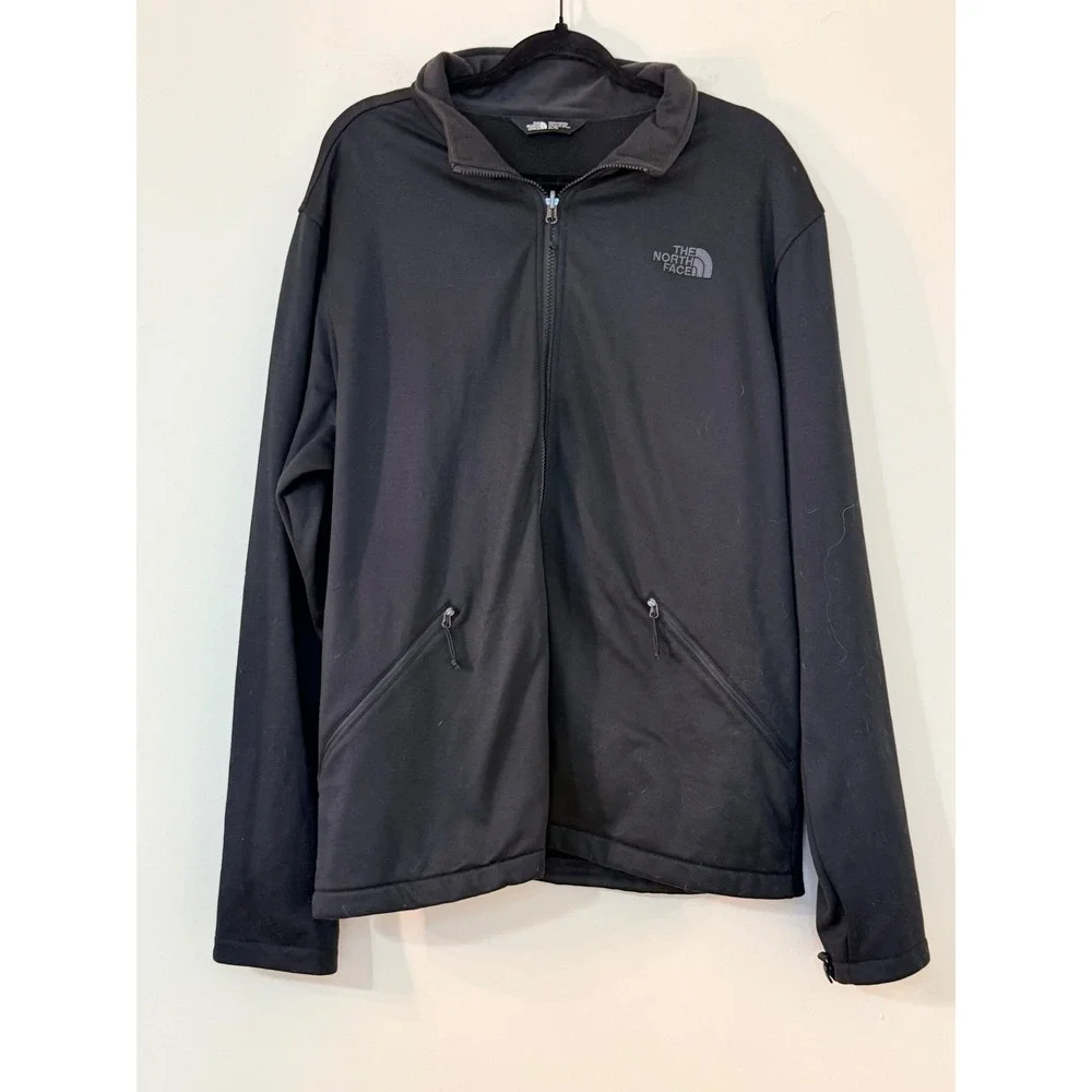 The North Face Mens Apex Bionic Softshell Jacket Black Full Zip XL